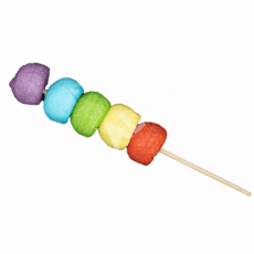 Spiedino marshmallow Multicolor