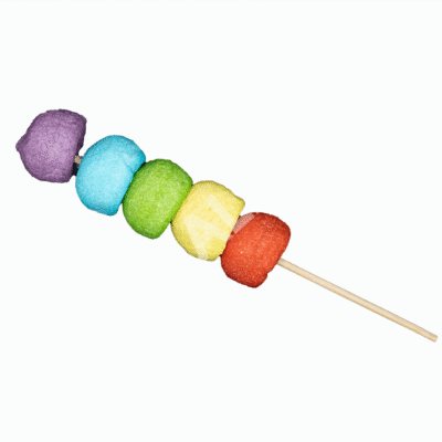 Spiedino marshmallow Multicolor