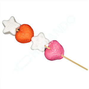 Spiedino marshmallow Stelle/Cuori