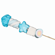 Spiedino marshmallow Celeste