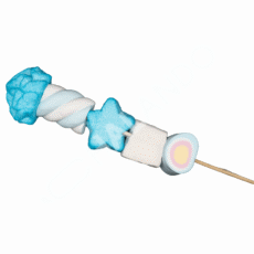 Spiedino marshmallow Celeste