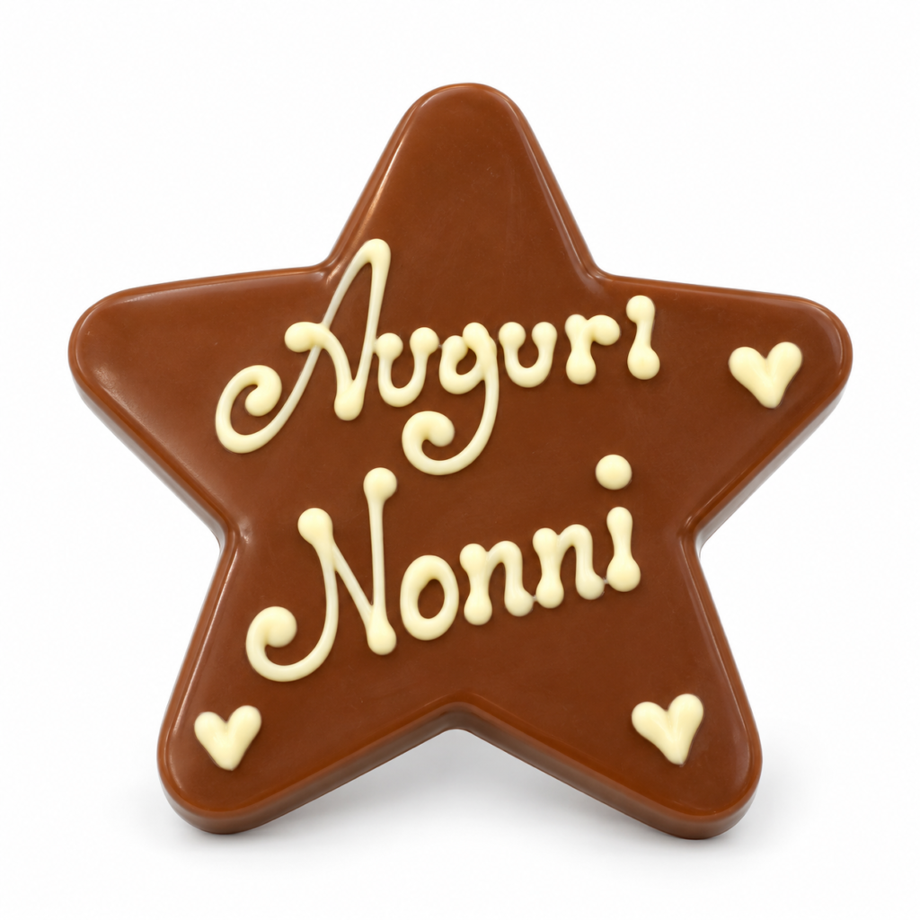 Stella di cioccolato artigianale