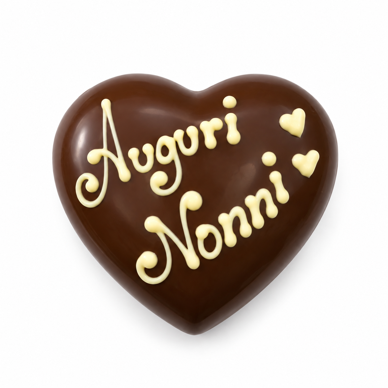 Cuoricino di cioccolato artigianale - immagine 1